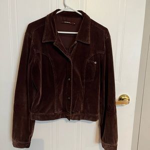 Vintage 90’s Corduroy burgundy jacket